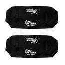 Two black sandbags with "The Net Return Extra Large Sandbag" printed on them are displayed against a white background.