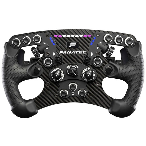 Fanatec ClubSport Steering Wheel Formula V2.5 included with the Turnkey Racing Sims Formula Motion