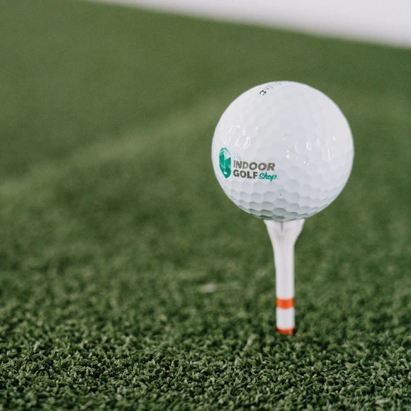 SigPro Softy Golf Mat Ball on Tee View