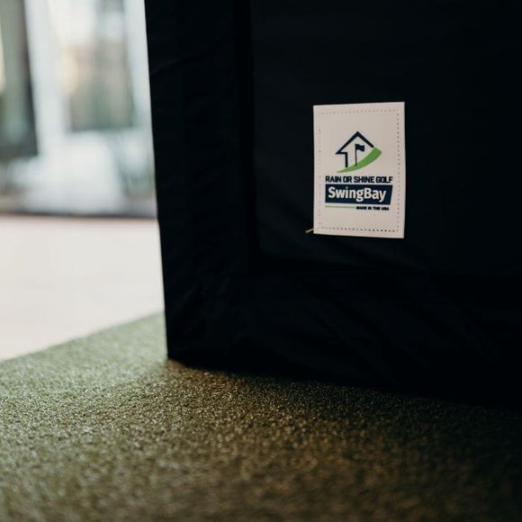 SwingBay Golf Simulator Screen & Enclosure - Rain or Shine Golf