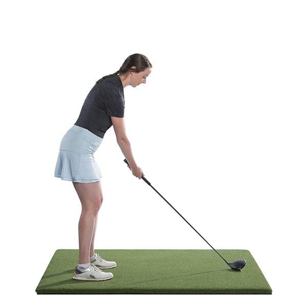 Sagsewful Golf Hitting Mat, Dual-Turf Golf Training Mat, Portable Golf Swing Mat with 2 Rubber Tees, Golf Practice Mat for Indoor/Outdoor (D並行輸入 SIG Fairway Series Golf Mat