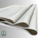 Closeup of the folded screen fabric of a TruSim impact screen