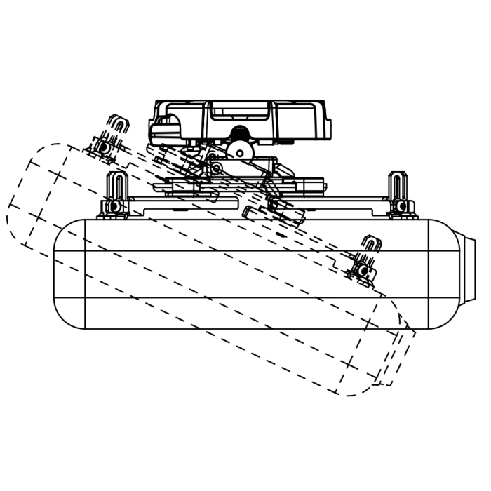 Carl's Place Drop-Mount Projector Mounting Kit