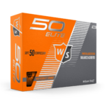 Wilson Staff 50 Elite Orange Golf Ball Box