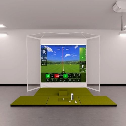 Skytrak+ Flex Space Golf Simulator Package