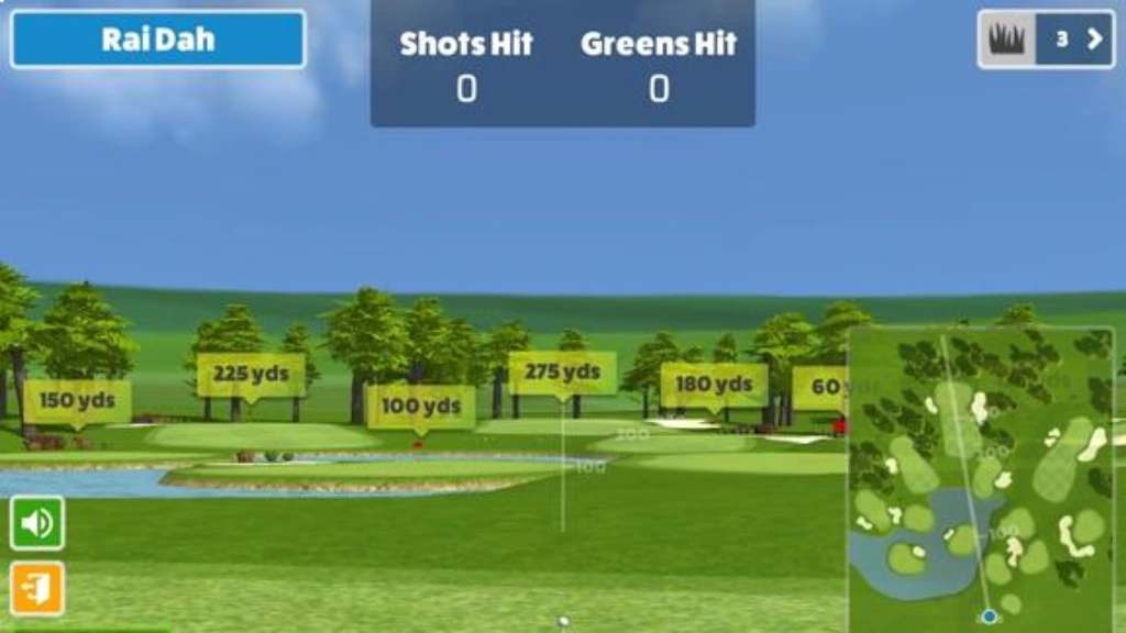 Gameplay of Awesome Golf 1
