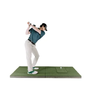 SigPro Softy Golf Mat Golfer Address Behind View