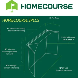 Home course pro screen Specifications
