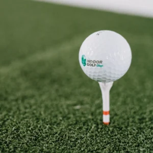 SigPro Softy Golf Mat Ball On Tee View