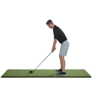 left handed golfer siwngturf mat