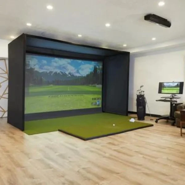 uneekor-qed-sig10-golf-simulator-in-living-room